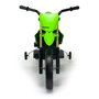 Injusa Moto Cross Kawasaki KX85 12V 103 x 52 x 65,5 cm pour Enfants 3 Ans Véhicule à Pédales Vert