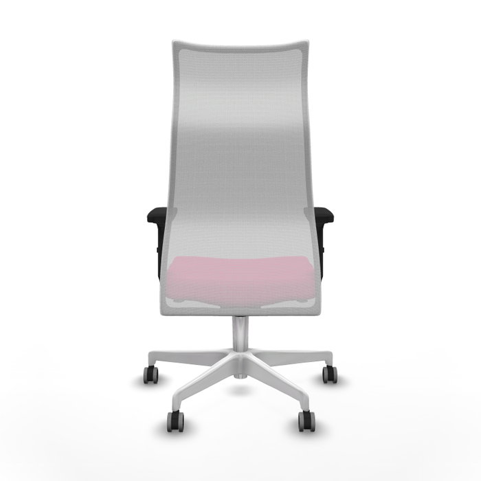 Piqueras y Crespo Chaise de Bureau Albacete Rose et Blanc Piqueras y Crespo Chaise de Bureau Albacete Rose et Blanc