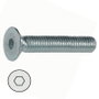 UCAFIX Tornillo Allen DIN 7991 Métrique M8, Longueur 65 mm et 90 mm, avec Écrou Serrure