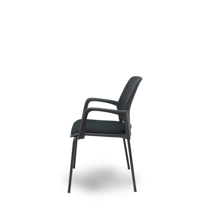 Foröl Chaise de Réception Opti519 Noir (Lot de 4)