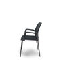 Foröl Chaise de Réception Opti519 Noir (Lot de 4)