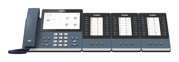 Yealink CP925w-TP - Écran tactile capacitif 7" (1024x600) Android 13 - Téléphone VoIP certifié Microsoft Teams, Bluetooth 5.2, Wi-Fi 5, PoE, montage mural