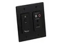 MUXLAB Panel Bluetooth RCA Dante - Noir, Alimentation PoE, Montage 2 Gang US