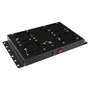 Lanview Module de Ventilation de Toit Logon RAF120BL avec 4 Ventilateurs, Thermostat Analogique, Débit d'Air 560 m³/h, Noir RAL9005