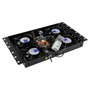 Lanview Module de Ventilation de Toit Logon RAF120BL avec 4 Ventilateurs, Thermostat Analogique, Débit d'Air 560 m³/h, Noir RAL9005