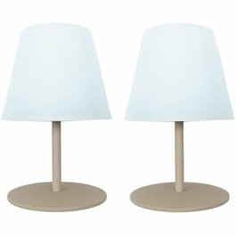 Lumisky Set de 2 lampes de table sans fil TWINS Cream, 16 cm