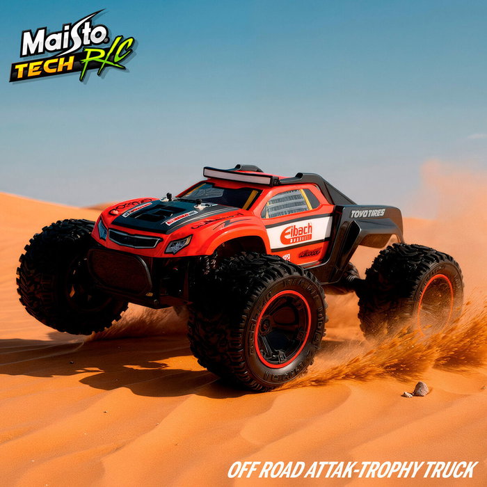 Voiture Télécommandée Maisto Trophy Truck Rouge 1:14 37 x 17 x 36 cm 2,4 GHz