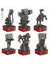 The Noble Collection Jeu d'échecs Minecraft Overworld Heroes vs. Hostile Mobs