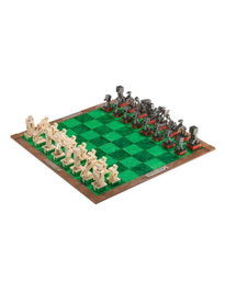 The Noble Collection Jeu d'échecs Minecraft Overworld Heroes vs. Hostile Mobs