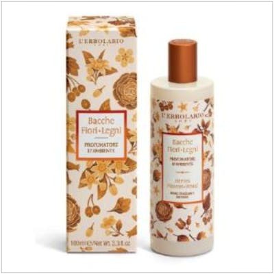 L´ERBOLARIO BAYAS FLORES ambientador 100ml L´ERBOLARIO BAYAS FLORES ambientador 100ml