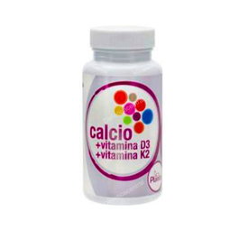 Plantis Calcio+Vit.D3+Vit.K2 60 Caps - Complément alimentaire au Calcium, Vitamine D3 et K2 pour les os et les dents