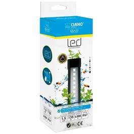 Ciano CLA20 - Rampe LED 8W pour plantes d'aquarium avec transformateur spécial - Pour aquariums 60 et 80 cm - Éclairage pour petits bacs
