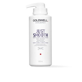 Goldwell Soin JUST SMOOTH 60 secondes pour cheveux indisciplinés et bouclés, Dompte les frisottis, Nourrit et Revitalise, 500 ml