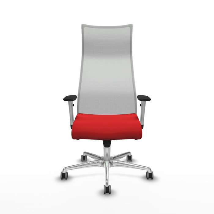 Piqueras y Crespo Chaise de Bureau Albacete Rouge et Blanche