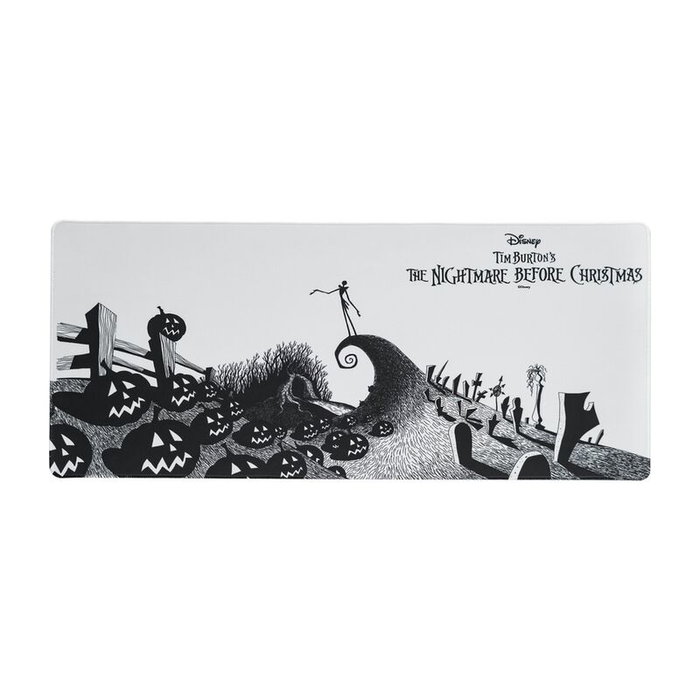 ERIK Tapis de Souris Gaming L'Étrange Noël de Monsieur Jack (Nightmare Before Christmas) Disney 80x35 cm - Surface Textile Imperméable, Base Antidérapante