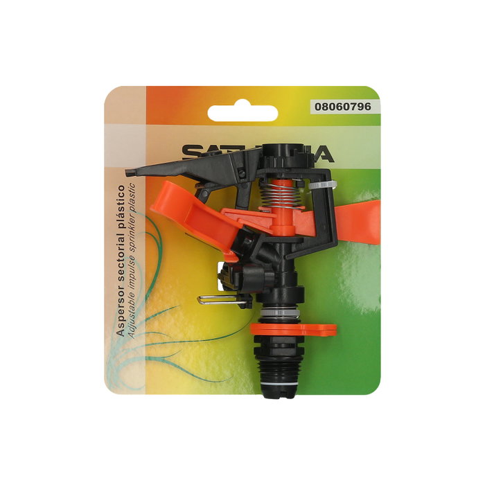 SATURNIA Aspersor de Riego Sectorial 1/2 inch en Plastique