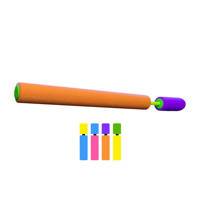 Marbueno Pistolet à eau Foam Succion Couleurs Assorties 60x4 cm Marbueno Pistolet à eau Foam Succion Couleurs Assorties 60x4 cm