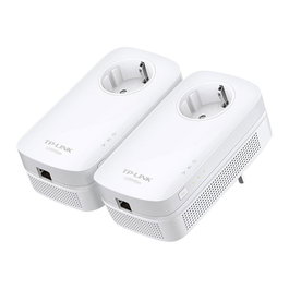 TP-Link Kit Powerline TL-PA8010P KIT, Adaptateur CPL Gigabit avec Prise Integree, 1000 Mbps