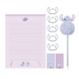 Cerdá Set de Papeterie Stitch 15.0 x 21.0 x 3.5 cm - Âge Recommandé: 3 ans, Couleur: Violet