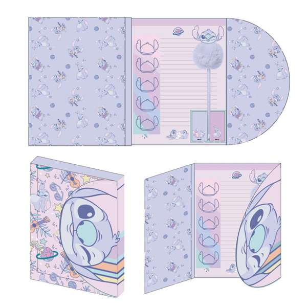 Cerdá Set de Papeterie Stitch 15.0 x 21.0 x 3.5 cm - Âge Recommandé: 3 ans, Couleur: Violet Cerdá Set de Papeterie Stitch 15.0 x 21.0 x 3.5 cm - Âge Recommandé: 3 ans, Couleur: Violet