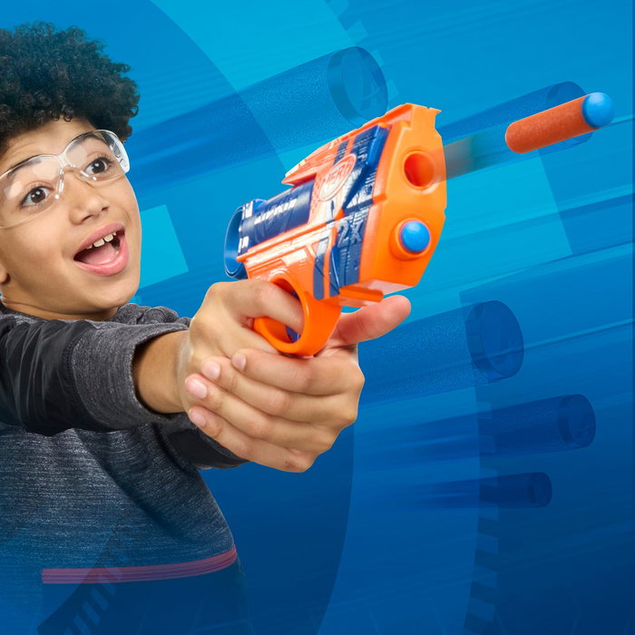Hasbro Nerf N-Series Duo Pack G1492 - 2 Lancateurs avec Levier de Recharge et Rail Tactique - Inclut 12 Darts N1