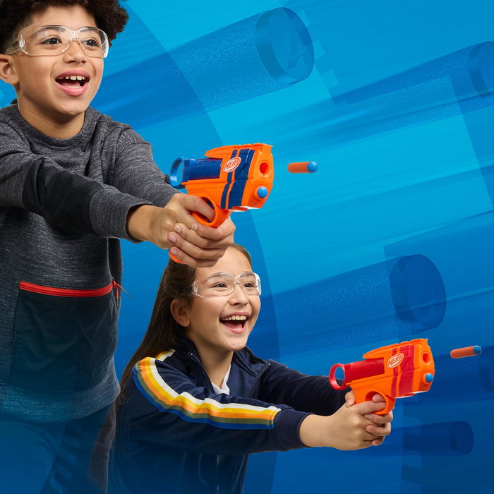 Hasbro Nerf N-Series Duo Pack G1492 - 2 Lancateurs avec Levier de Recharge et Rail Tactique - Inclut 12 Darts N1
