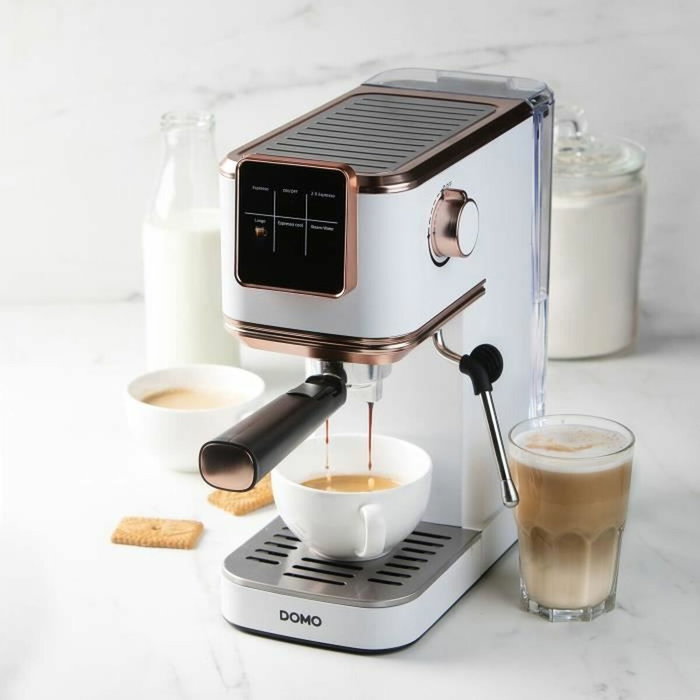 Domo Machine à expresso 3 en 1 DO746K Blanc et Rose