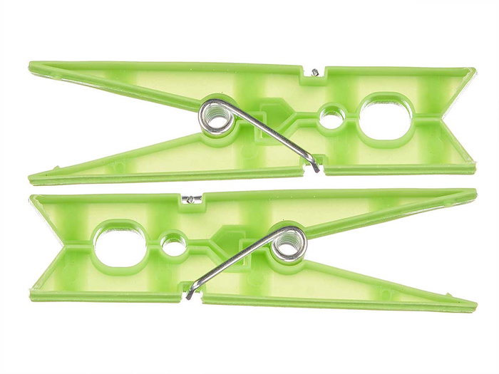 Arte Regal Lot de 24 pinces en plastique et métal multicolores 13 x 25 x 4 cm (Set de 24)