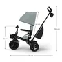 Kinderkraft AVEO 2 PLUS Tricycle évolutif 6 en 1 - Air Gris