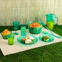 Quid Plat Iris 26 cm Vert Polystyrène (24 Unités)