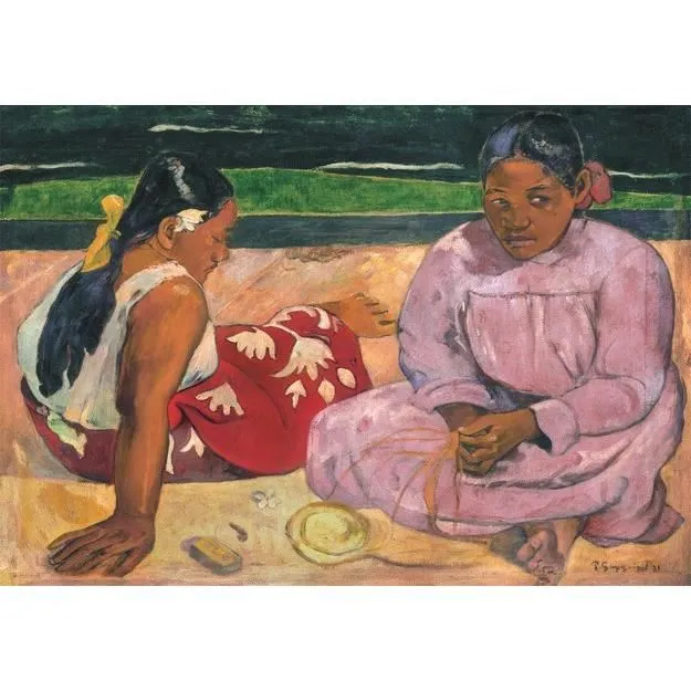 Clementoni - Puzzle 1000 pièces Gauguin 'Femmes de Tahiti' - Compact avec poster - 70 x 50 cm Clementoni - Puzzle 1000 pièces Gauguin 'Femmes de Tahiti' - Compact avec poster - 70 x 50 cm