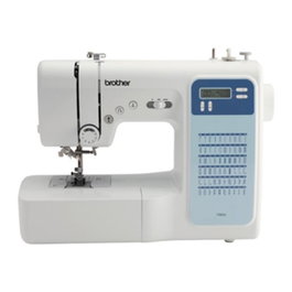 Brother Machine à coudre FS60X Comfort blanc et bleu (FS60XVM1)
