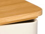 Kinvara Pot en bambou avec couvercle crème assorti 9,8x13,8x9,8 cm (Set de 12)