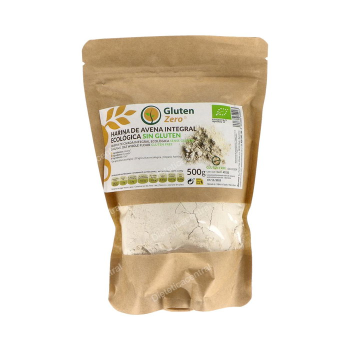 Gluten Zero Farine D'Avoine 500g Eco Sg - Sans Gluten Biologique Gluten Zero Farine D'Avoine 500g Eco Sg - Sans Gluten Biologique