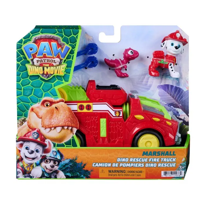 Paw Patrol Véhicule + Figurine Marcus - La Pat' Patrouille - Le Film Mission Dino Paw Patrol Véhicule + Figurine Marcus - La Pat' Patrouille - Le Film Mission Dino