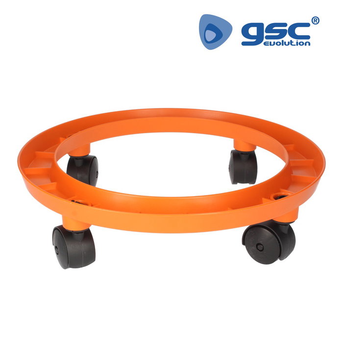 Vassary Chariot porte-bouteilles de gaz Orange