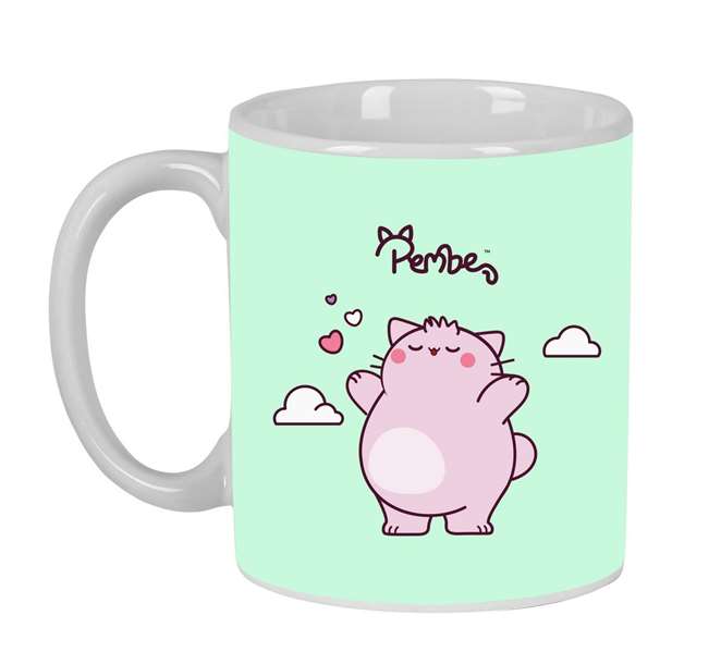 Safta Tasse mug Pembe The Pink Cat Multicouleur 350 ml