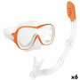 Masque de Plongée avec Tube Intex Wave Rider Orange