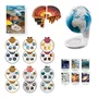 Canal Toys COS 003 - Globe d'Exploration Interactif 3D avec Cartes Éducatives So Science