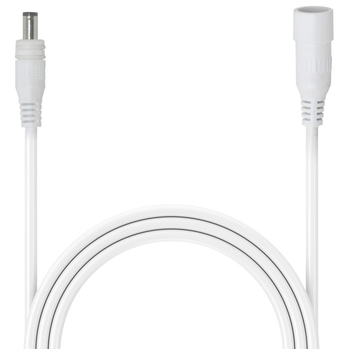 Toucan Câble d'extension pour éclairage de sécurité, 6m, Blanc Toucan Câble d'extension pour éclairage de sécurité, 6m, Blanc