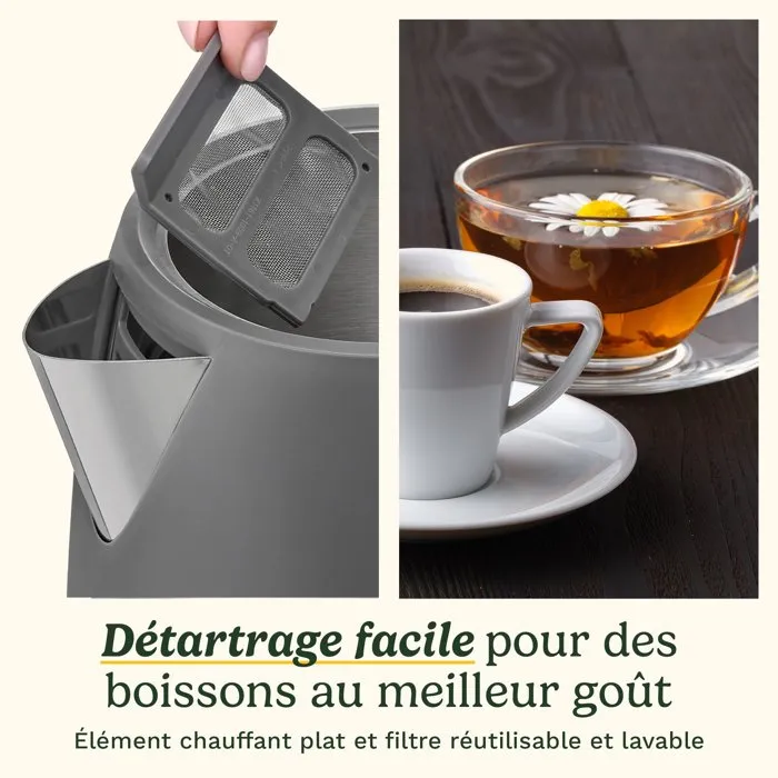 Cuisinart Bouilloire électrique Core Collection 1,5 L Stone Grey