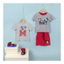 T shirt à manches courtes Mickey Mouse Gris 2 ans