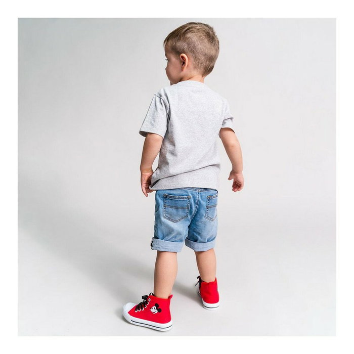 T shirt à manches courtes Mickey Mouse Gris 2 ans