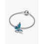 Perle de verre Femme Pandora 793747C01 Bleu Argenté