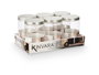 KINVARA Lot de 36 Bocaux PET 1 L avec Couvercle Aluminium