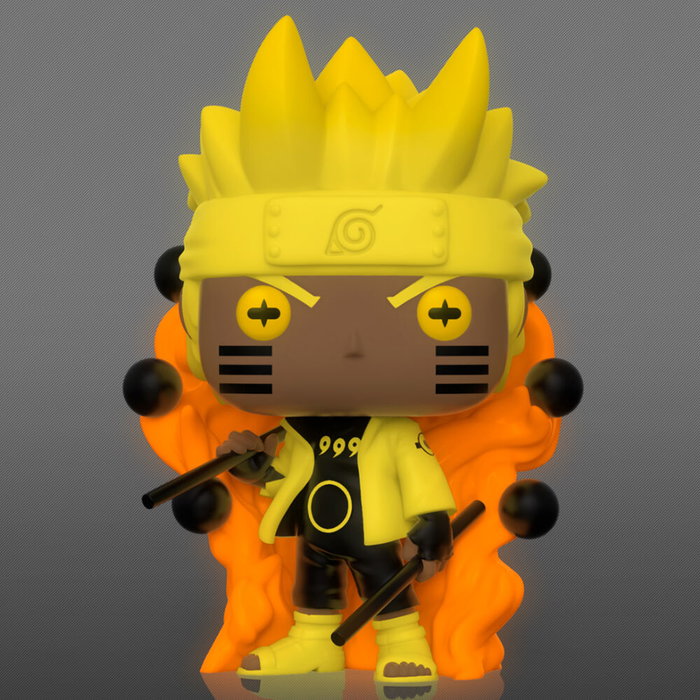FUNKO POP Naruto - Naruto Uzumaki Six Path Sage - Figurine Vinyle 9 cm avec Fenêtre - Édition Collector