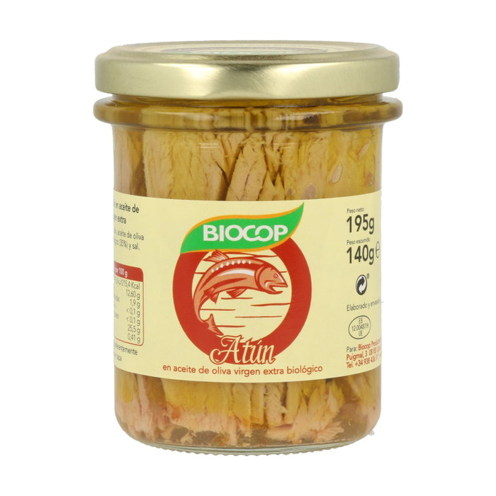 BIOCOP Filets de thon BIO 195g