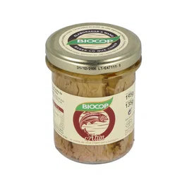 BIOCOP Filets de thun biologique en huile d'olive vierge extra 195g