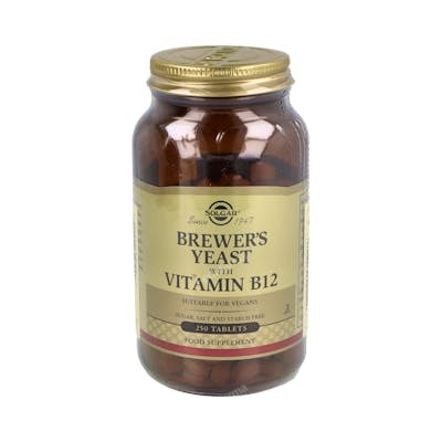Solgar Levure de Bière & Vitamine B12 Compléments Alimentaires - 250 Comprimés - Soutient l'Équilibre Mental et Réduit la Fatigue - Sans Produits Laitiers, Végétarien Solgar Levure de Bière & Vitamine B12 Compléments Alimentaires - 250 Comprimés - Soutient l'Équilibre Mental et Réduit la Fatigue - Sans Produits Laitiers, Végétarien