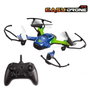 World Brands Easy Drone XR - Drone 2.4 GHz avec effets lumineux pour intérieur et extérieur (portée 30 m), chargeur USB inclus - Dimensions 17 x 3 x 17 cm
